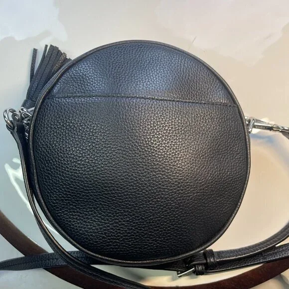 Michael Kors Pebble Leather Circle Canteen Crossbody - Picture 2 of 7